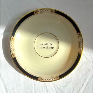 Upcycled trinket jewelry keys catch-all dish from Lenox China